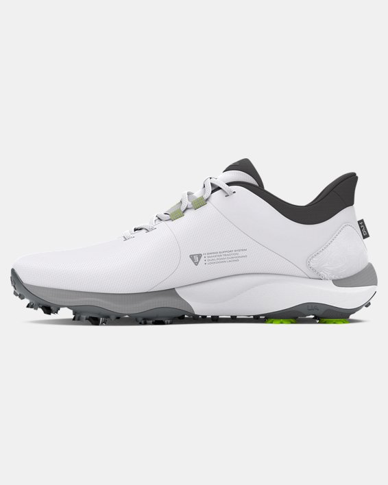 Chaussure de golf large UA Drive Pro pour homme, White, pdpMainDesktop image number 1
